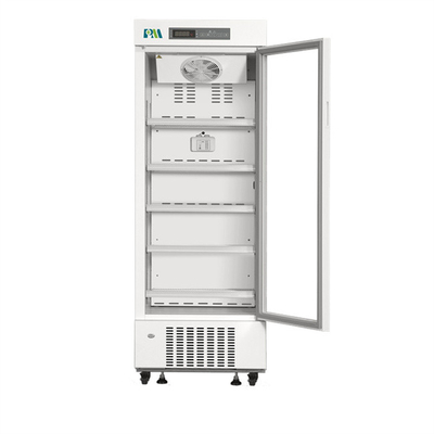 316L تستقيم ثلاجة الصيدلة المختبرية الطبية لتخزين اللقاح من 2 إلى 8 درجات
