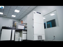 مُجَمِّدَةُ لِلتَّلْقِيحِ الطِّبِّيِّ الرَّأْسِيِّ ذُو غُرَفٍ مُسْتَقِلَّةٍ مُزْدَوِجَةٍ، دَرَجَةُ حَرَارَتِهِا -25 دَرَجَةً مِئَوِيَّةً