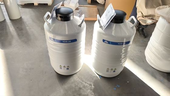 جودة  METHER YDS-15-80 Cryogenic Dewar — 15L Liquid Nitrogen Container for Laboratory مصنع