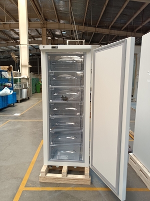 -40 درجة مئوية مجمد عمودي طبي عميق MDF-40V278W 248L عالية الدقة المختبر المجمد مع 7 الأدراج والتحكم الرقمي