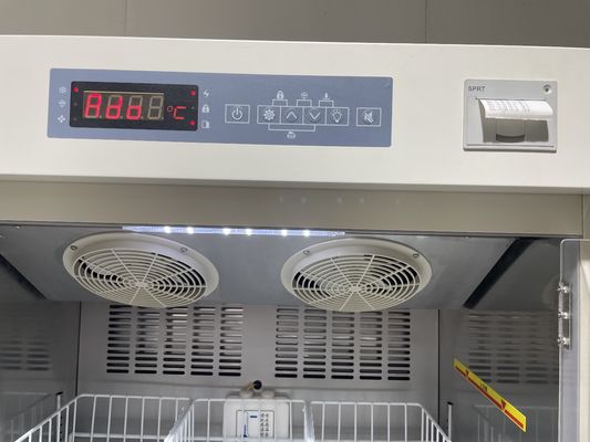 ثلاجات بنك الدم المختبرية عالية الجودة بسعة 368 لترًا مع باب زجاجي رغوي